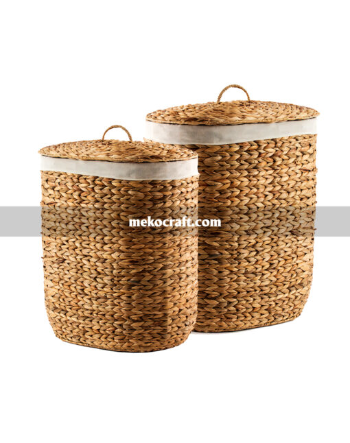 Water Hyacinth Laundry Hamper WH7002